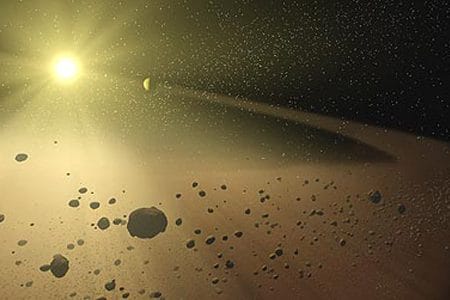 El cinturon de asteroides, buscando su origen