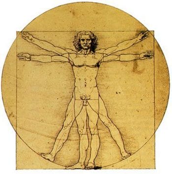 Cuerpo Humano por Leonardo Da Vinci