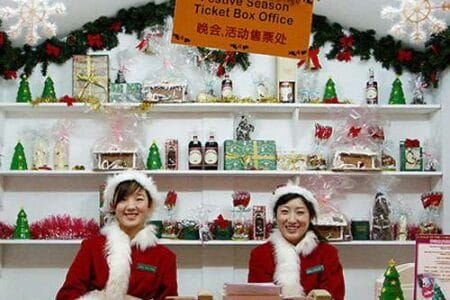 Celebrar la Navidad en China
